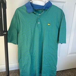 Masters Collection Blue and Green Polo